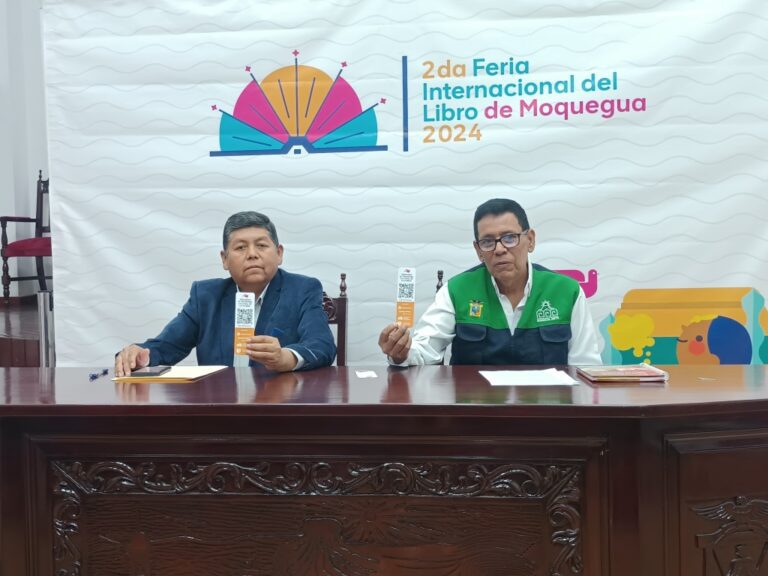 Lanzamiento de la segunda edición de la Feria Internacional del Libro Moquegua 2024