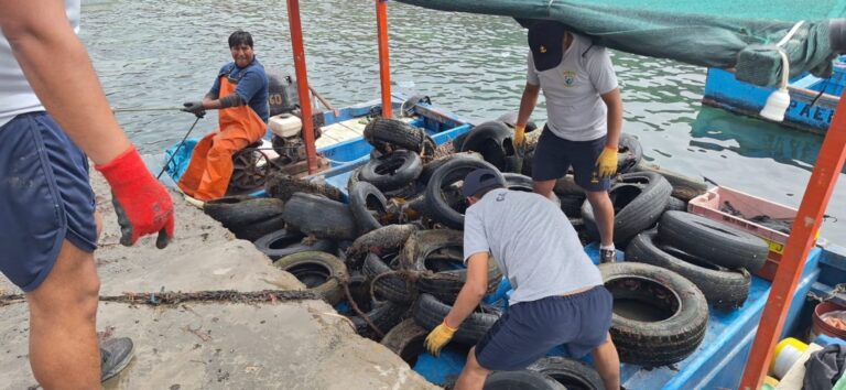 Recolectan 3 toneladas de residuos en limpieza submarina en El Faro