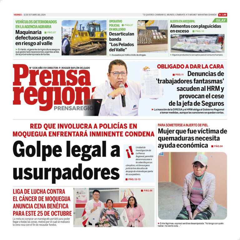 La Prensa Regional – Viernes 11 de octubre de 2024