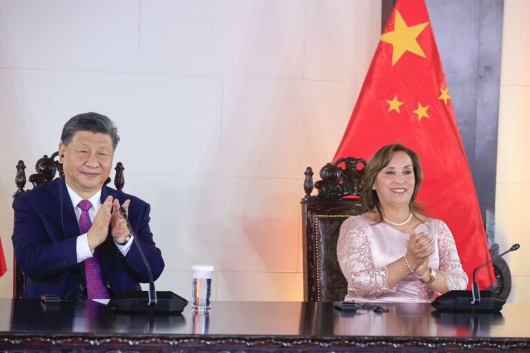 Presidentes Dina Boluarte y Xi Jinping inauguran el megapuerto de Chancay