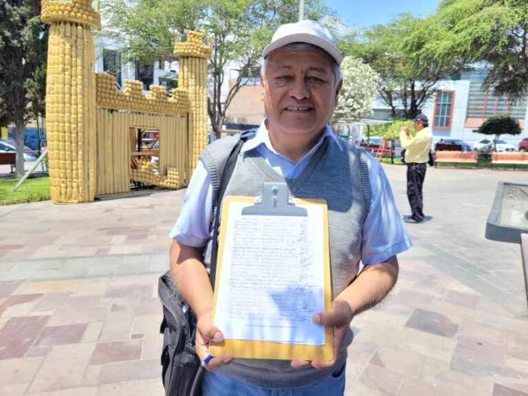 Recolectan firmas en Ilo contra el aumento de la tarifa del agua