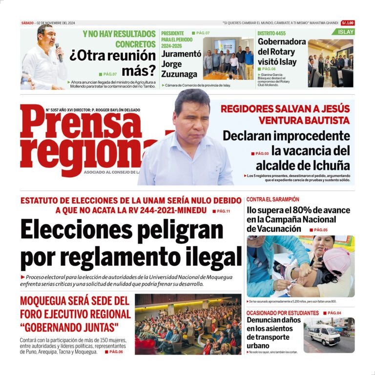 La Prensa Regional – Sábado 02 de noviembre de 2024