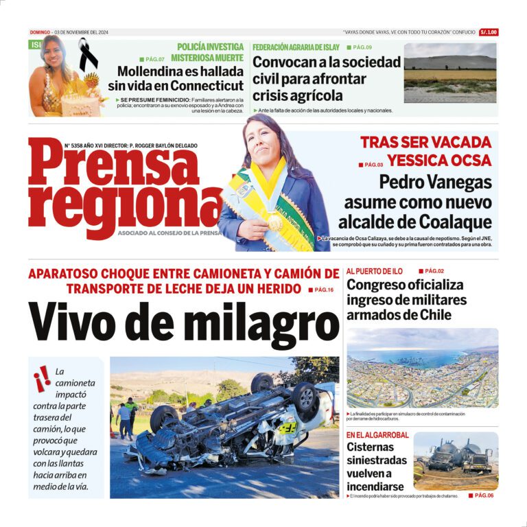 La Prensa Regional – Domingo 03 de noviembre de 2024