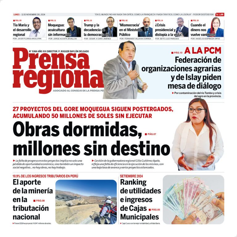 La Prensa Regional – Lunes 11 de noviembre de 2024