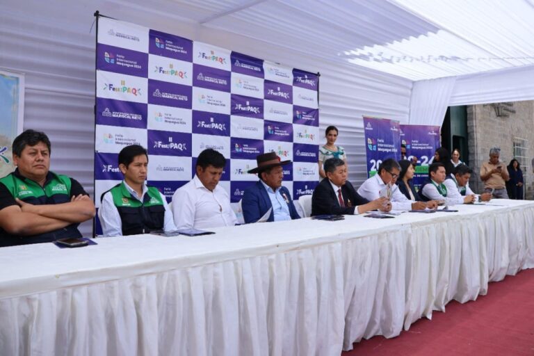 Presentan la I Feria Internacional Moquegua 2024 y el II FESTIPAQ por el 483° aniversario de la ciudad