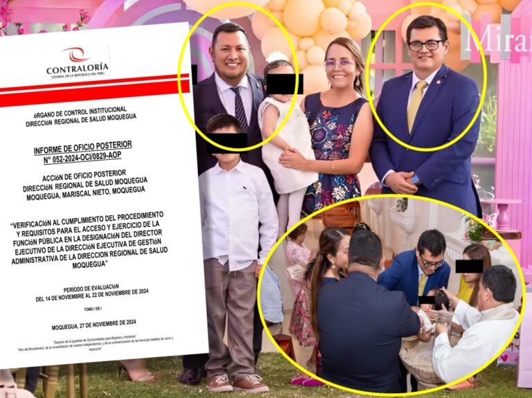 Compadrazgo y documentos falsos: Contraloría revela graves irregularidades en la DIRESA Moquegua