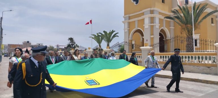 Punta de Bombón conmemoró su 182° aniversario con actos protocolares y desfile