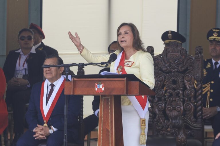 Presidenta Boluarte: “Basta de rumores de vacancia. Quien pierde es el Perú”