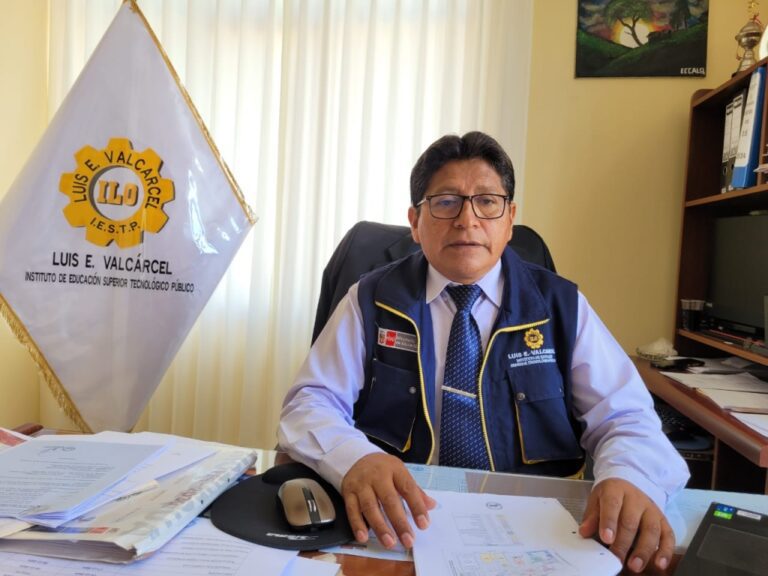 Avances en la construcción del nuevo local del IESTP Luis E. Valcárcel entre 17 a 19%