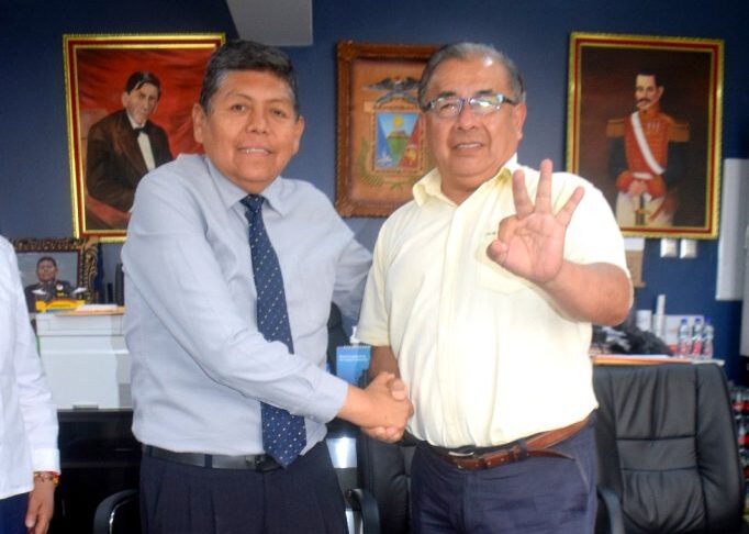 Alcalde de Moquegua y candidato a rector de la UNAM sostienen importante reunión