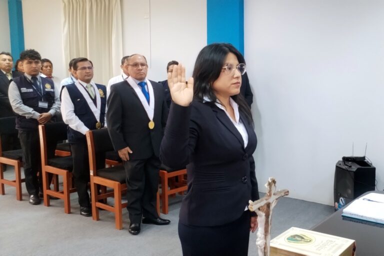 Maritza Chambilla Mucho asume como fiscal adjunta en General Sánchez Cerro