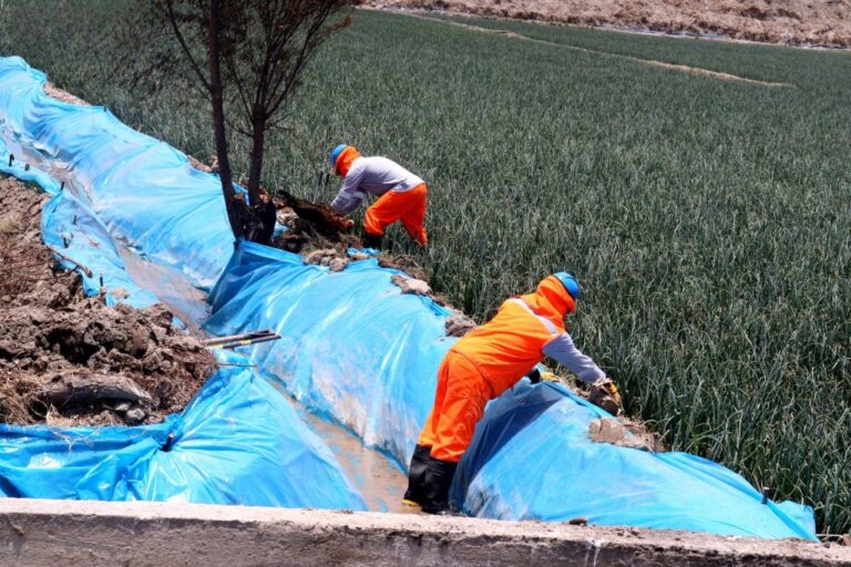 Trabajos de mejoramiento del sistema de riego Iberia concluirían en 8 meses