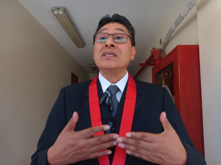 Presidente saliente de la Corte Superior de Justicia realiza audiencia pública