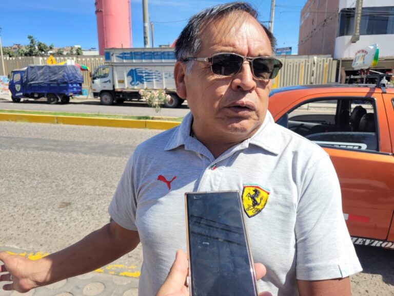 Dirigente de taxistas culpa al jefe de la Región Policial por falta de operativos