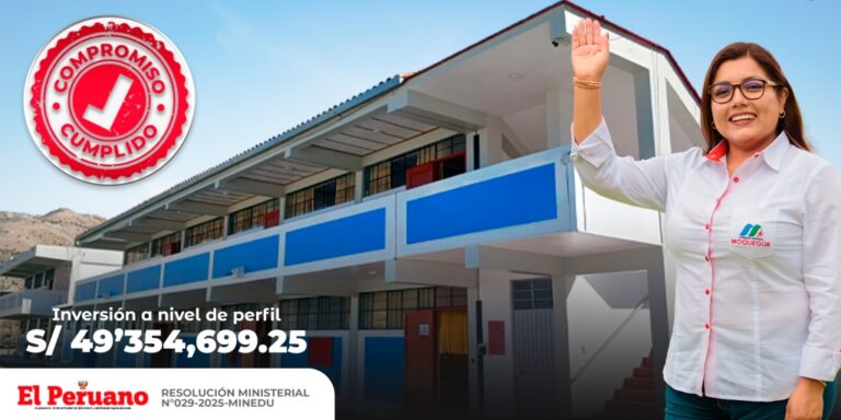 INSTITUTO DE OMATE YA ES UNA REALIDAD, COSTO A NIVEL DE PERFIL SUPERA LOS S/49 MILLONES