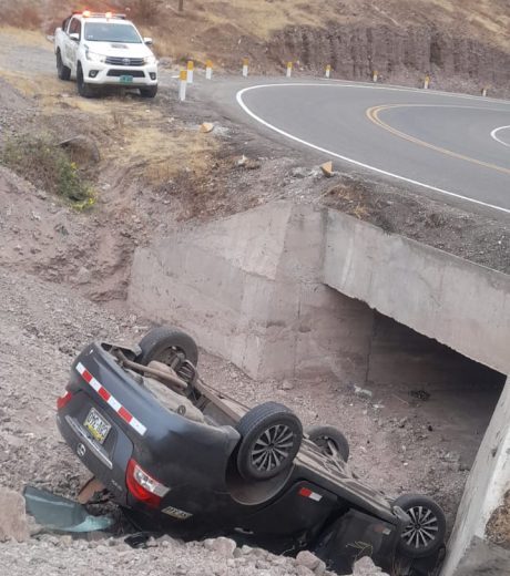 Despistes, choques y heridos en racha de accidentes de tránsito en Moquegua