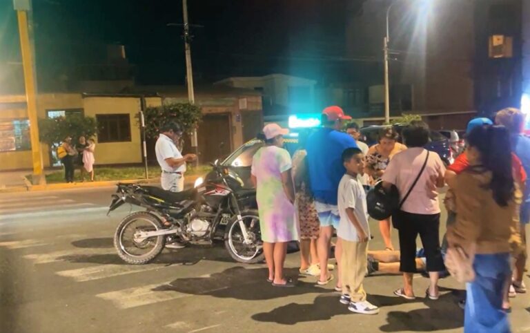 Motociclista herido tras colisión con taxi colectivo en Mollendo
