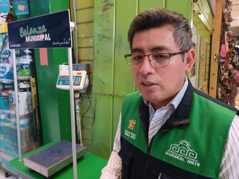 Instalan balanza municipal en el mercado central de Moquegua