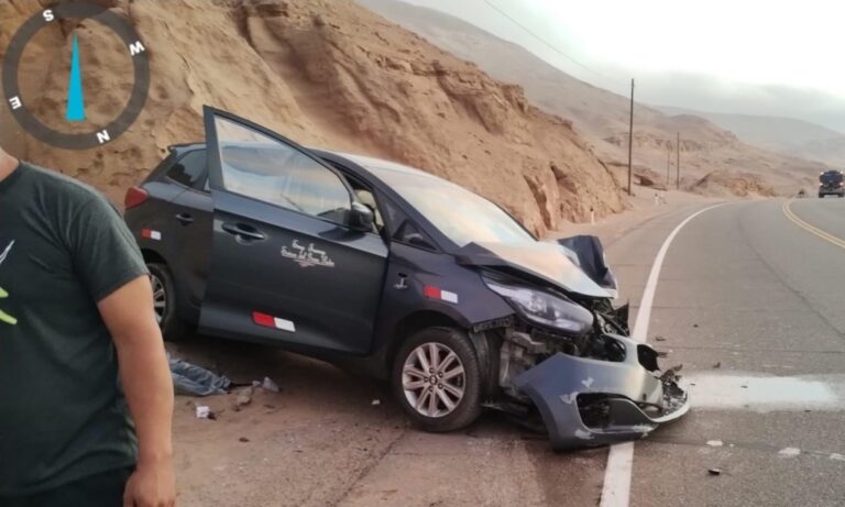 Accidente fatal en la carretera Panamericana Sur: un fallecido en la ruta Ilo-Moquegua