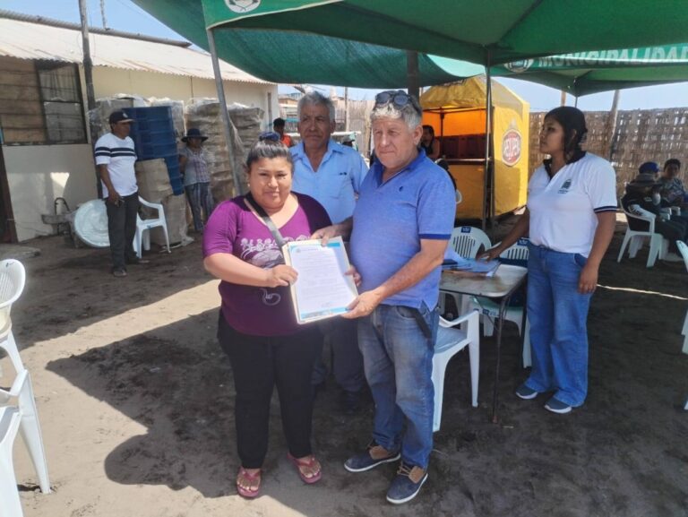 Alto La Punta: más de 50 constancias de posesión entregadas