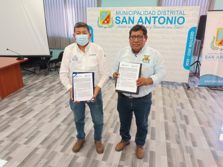 Municipios firman convenio para la ejecución de un proyecto de integración vial