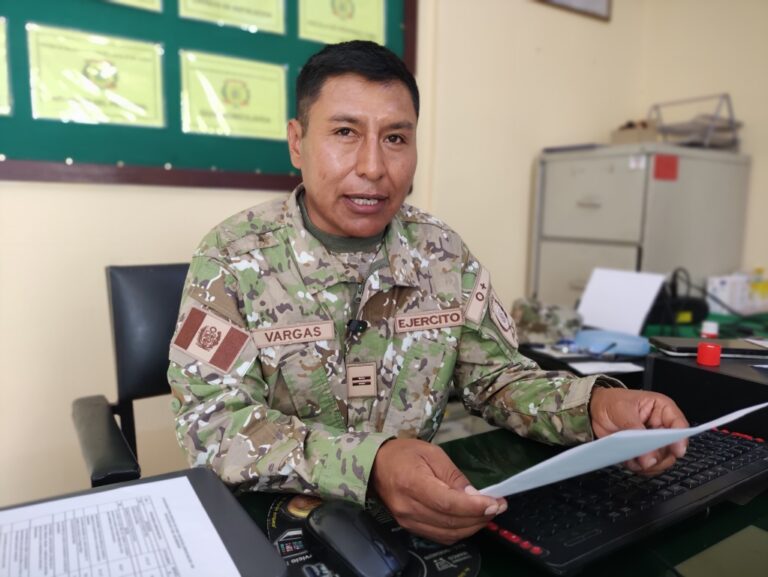 Designan a nuevo jefe de la Oficina de Registro Militar 55-B en Islay