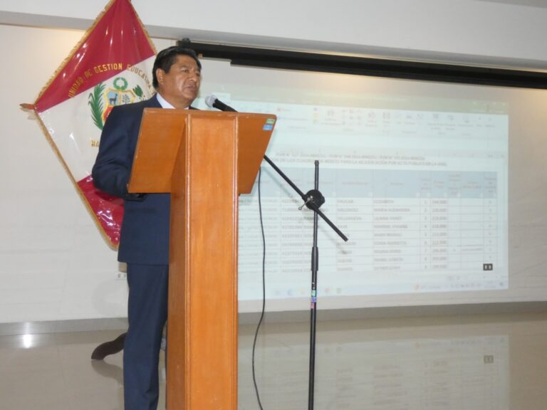 UGEL Mariscal Nieto adjudica plazas a docentes tras concurso público