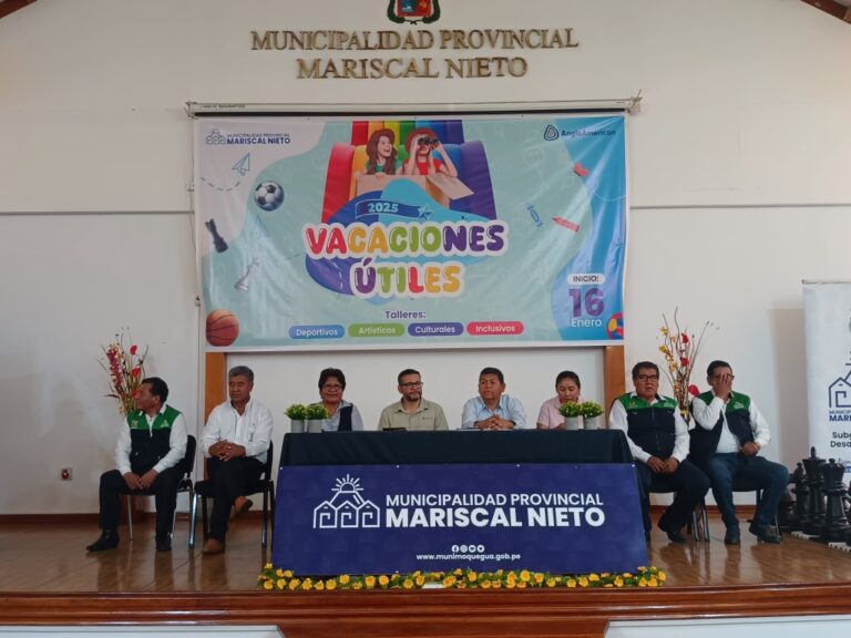 Municipalidad de Mariscal Nieto inicia Vacaciones Útiles 2025 con nuevos talleres