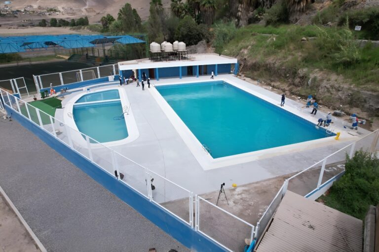 Mañana inauguran moderna piscina municipal en Chucarapi