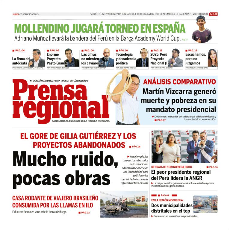 La Prensa Regional – Lunes 13 de enero de 2025