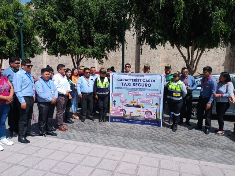 Presentan el programa Taxi Seguro para combatir la informalidad en Moquegua