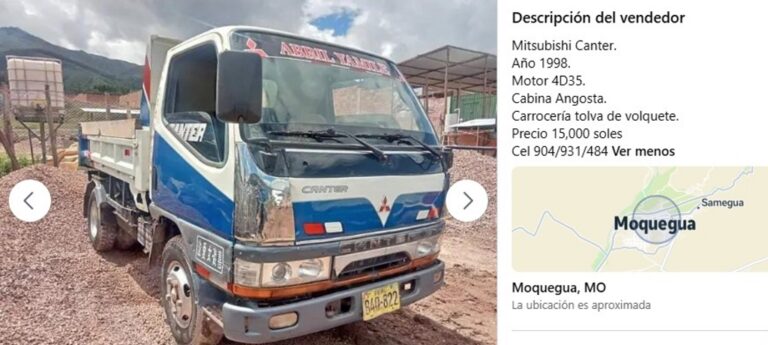 Denuncian presunta estafa en la compra de camión a través de Facebook