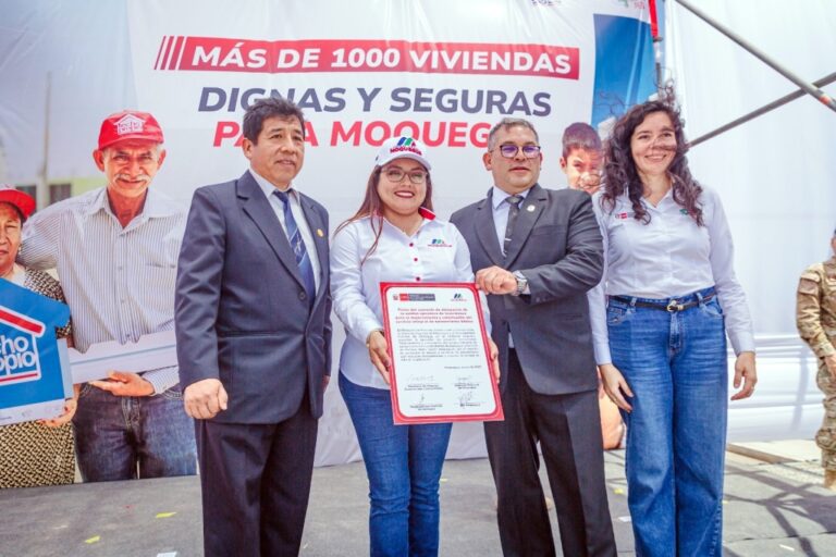 PROYECTO DE AGUA Y DESAGÜE PARA SAMEGUA ES UNA REALIDAD