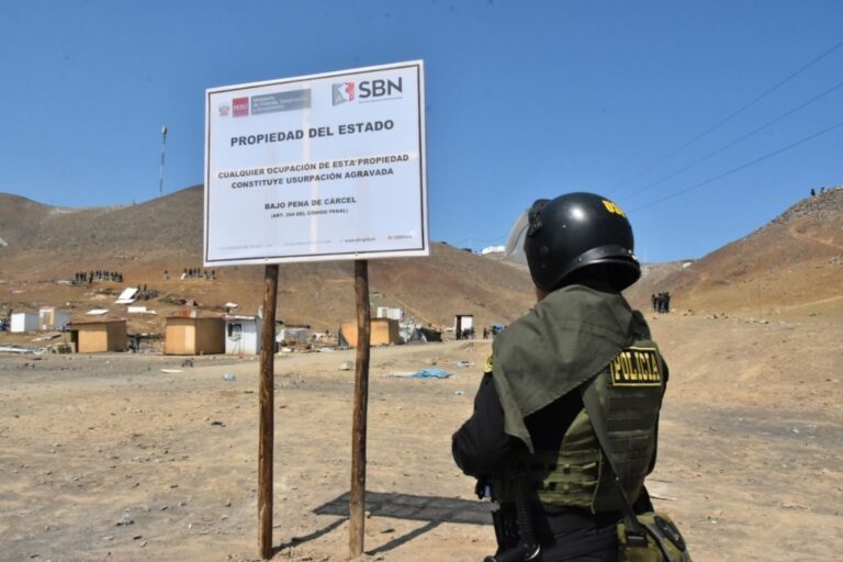 SBN recuperó durante el 2024 más de 2 millones de m² de terrenos invadidos