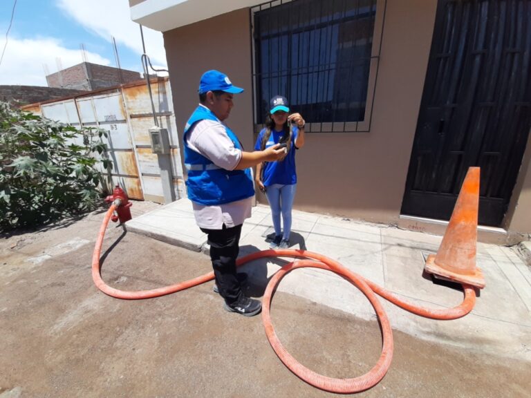 Sunass supervisó atención ante turbidez del agua potable en el cercado de Moquegua