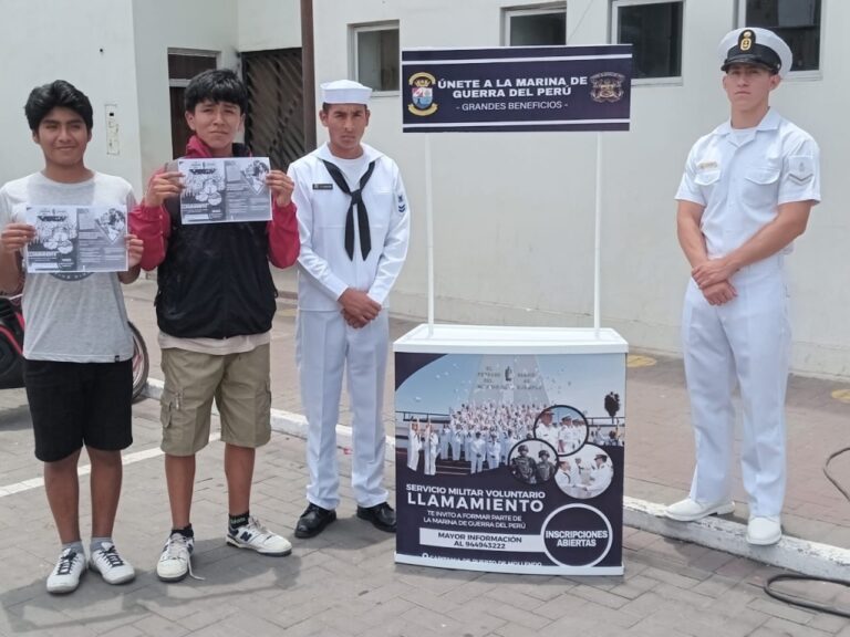 Capitanía de Puerto promueve servicio militar con taller vocacional móvil 
