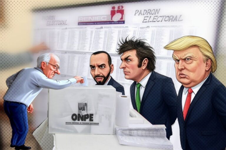 Trump, Milei y Bukele en el horizonte electoral peruano