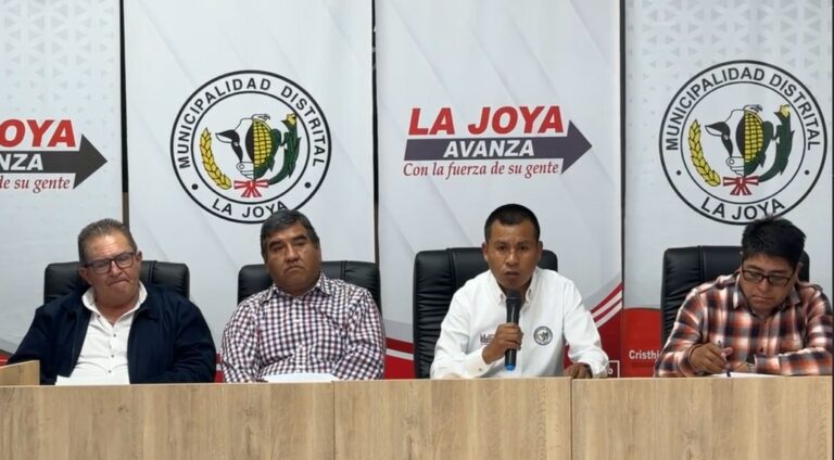Alcalde de La Joya: “Algunas autoridades de Islay son de doble cara”