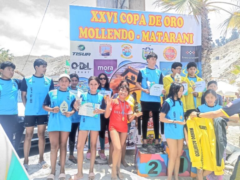 Triunfos destacados en la 1° fecha del campeonato de natación “Copa de Oro”