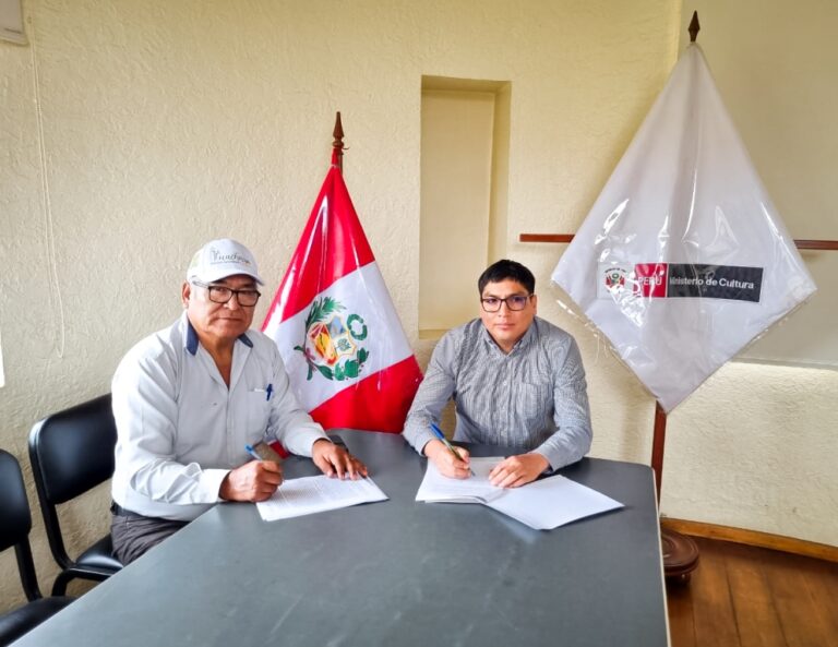 Firman convenio para proteger patrimonio cultural en Cocachacra