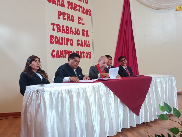 UGEL y Poder Judicial unen esfuerzos para capacitar a estudiantes y docentes