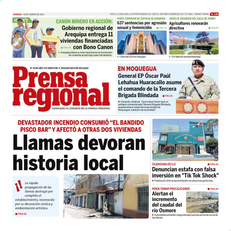 La Prensa Regional – Domingo 02 de febrero de 2025