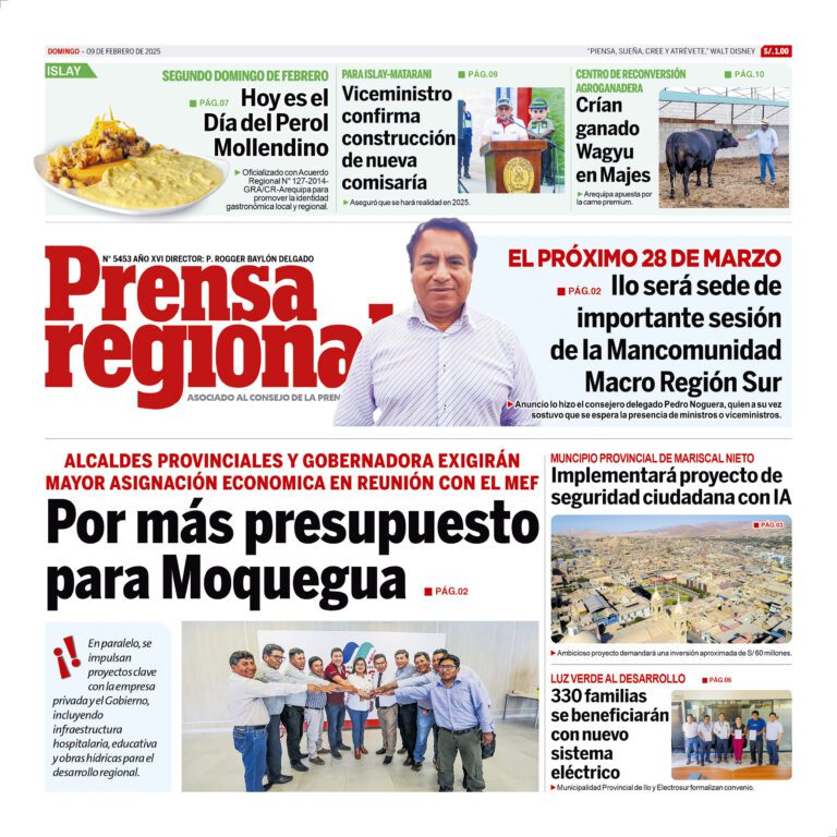 La Prensa Regional – Domingo 09 de febrero de 2025