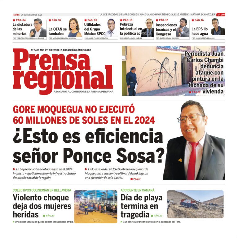 La Prensa Regional – Lunes 24 de febrero de 2025