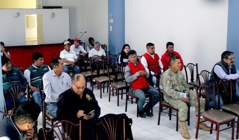 Plataforma de Defensa Civil de Omate adopta medidas ante intensificación de lluvias