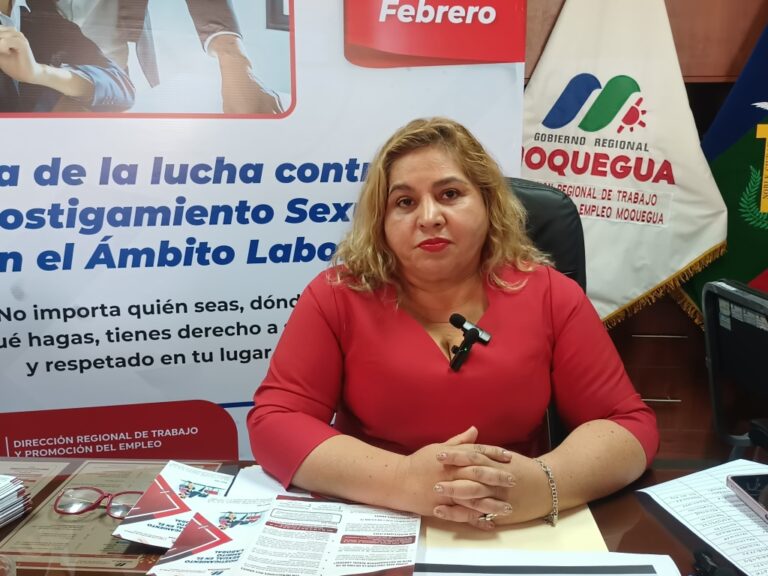 Moquegua registra casos de hostigamiento sexual en el trabajo