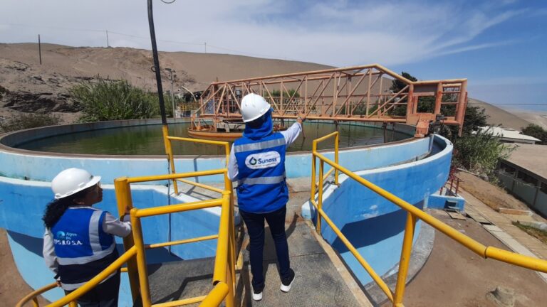 Sunass monitorea plantas de tratamiento para promover agua potable de calidad en Ilo
