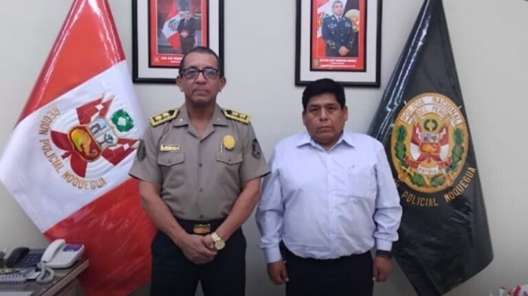 Gestionan retorno de 100 policías para reforzar seguridad ciudadana en Moquegua