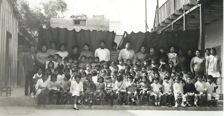 Primer día de clase en el “Núcleo”, año 1971