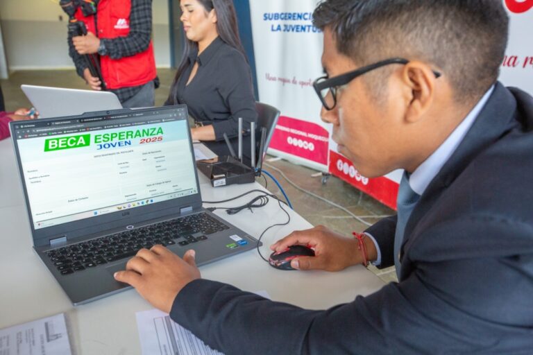Inscripciones para “Beca Esperanza Joven” supera expectativas